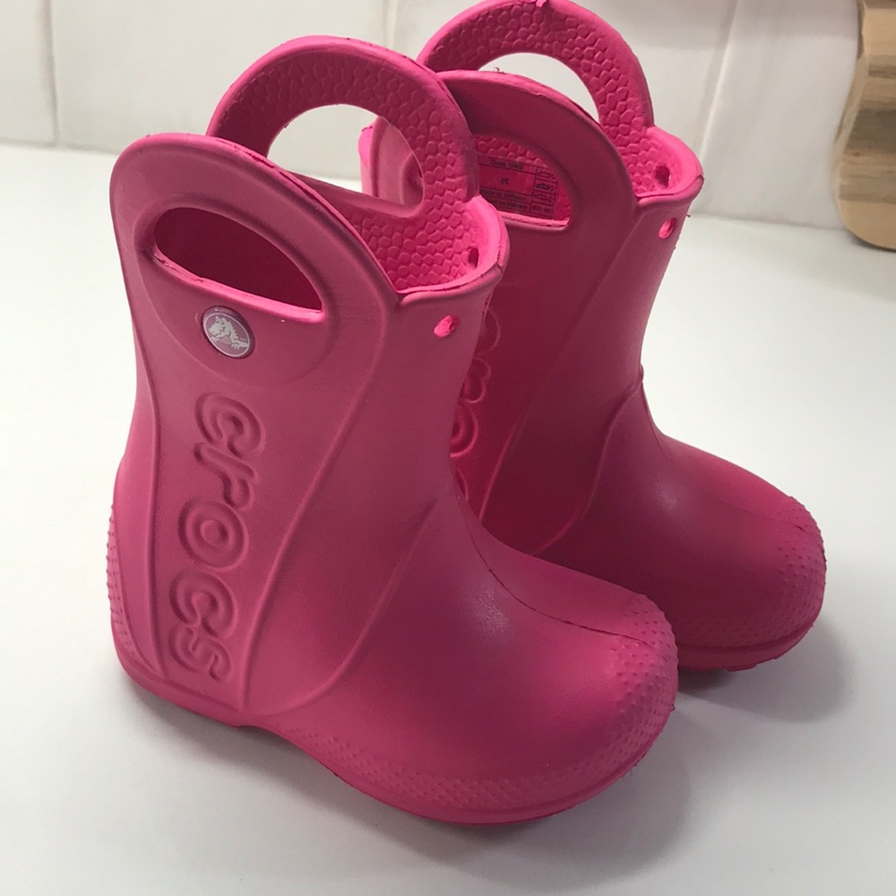CROCS toddler rain boots